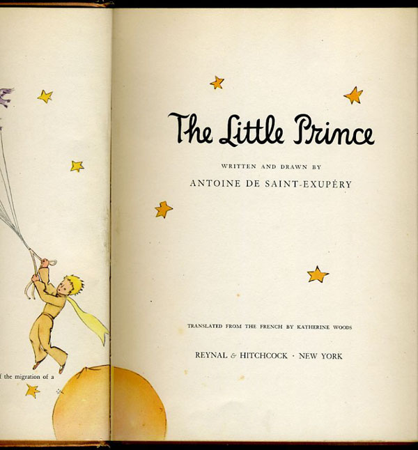 p_princeコレクション ☆星の王子さま The Little Prince 初版本(1943年第1刷)☆